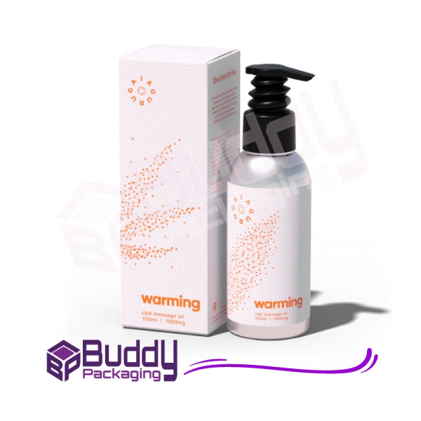 CBD Massage Oil Packaging in UK