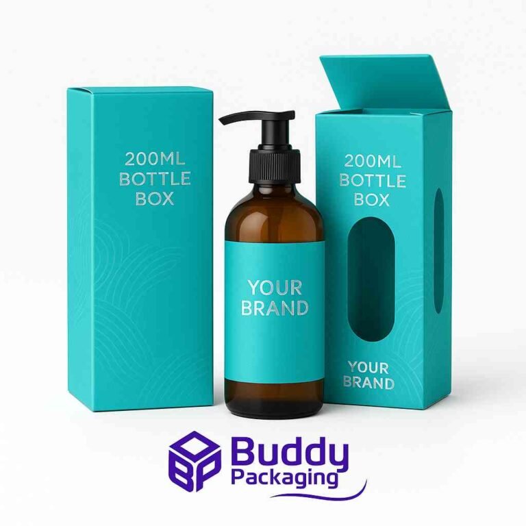 Custom 200ml Bottle Boxes UK | Premium Packaging Solutions