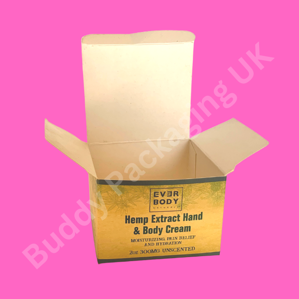 Cream Jar Cosmetic Boxes, Buddy Packaging UK