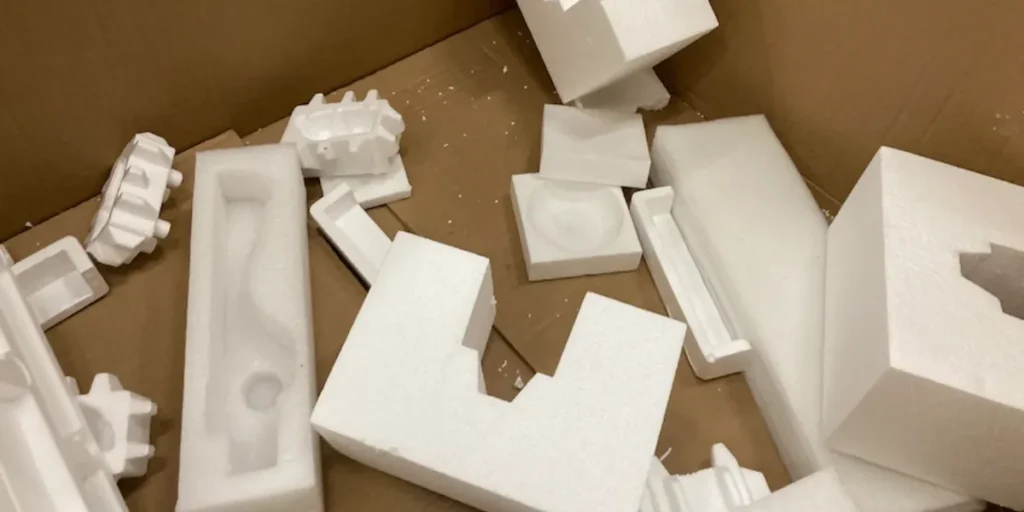 what to do with polystyrene packaging