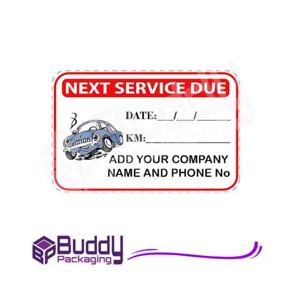 Custom Car Service Stickers