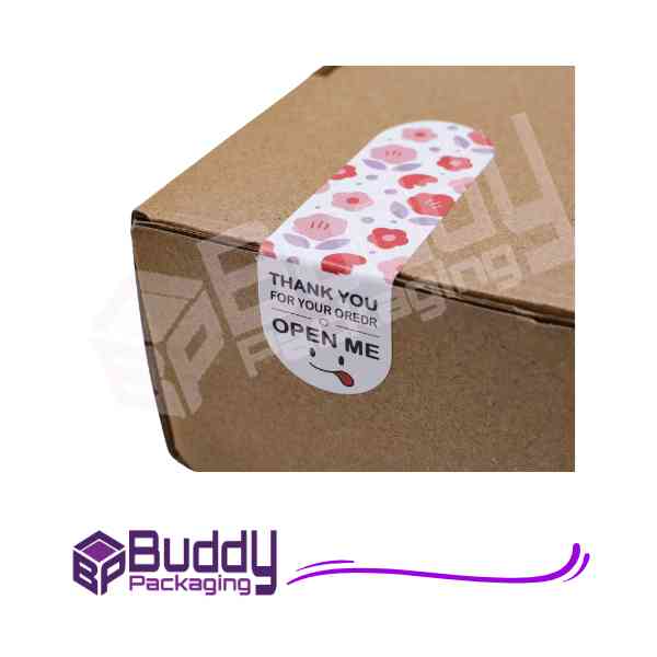 custom box seal stickers