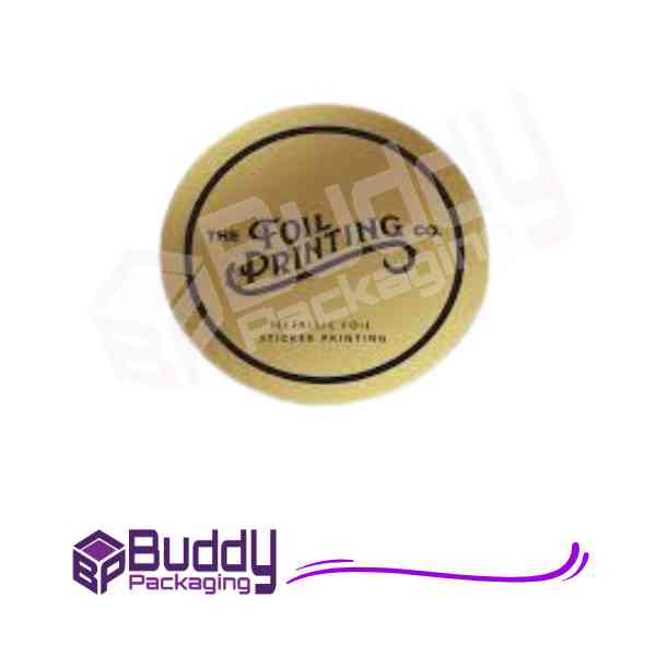 Custom Gold Foil Stickers