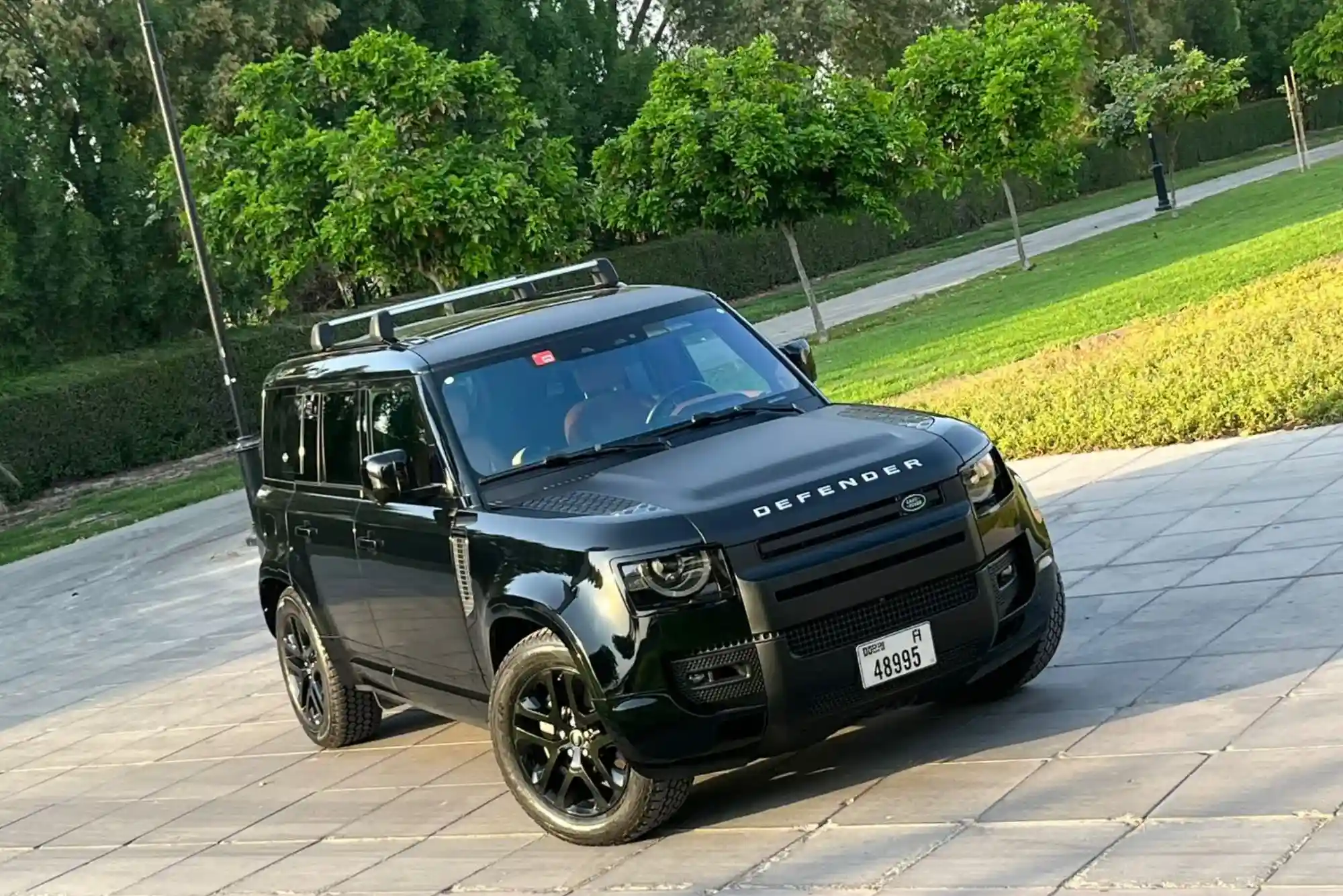 Renting a Land Rover Defender in Dubai