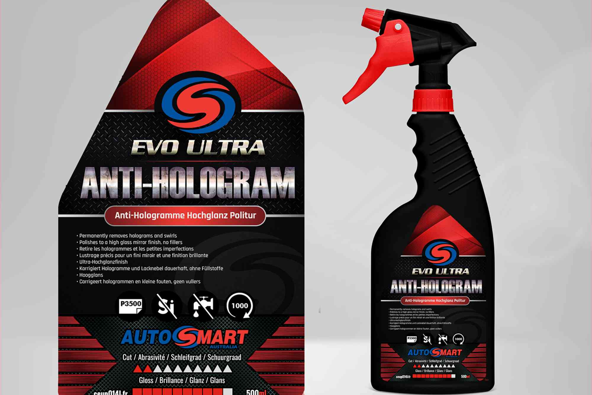 Car Shampoo Label Design