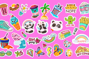 Sticker Design Cute