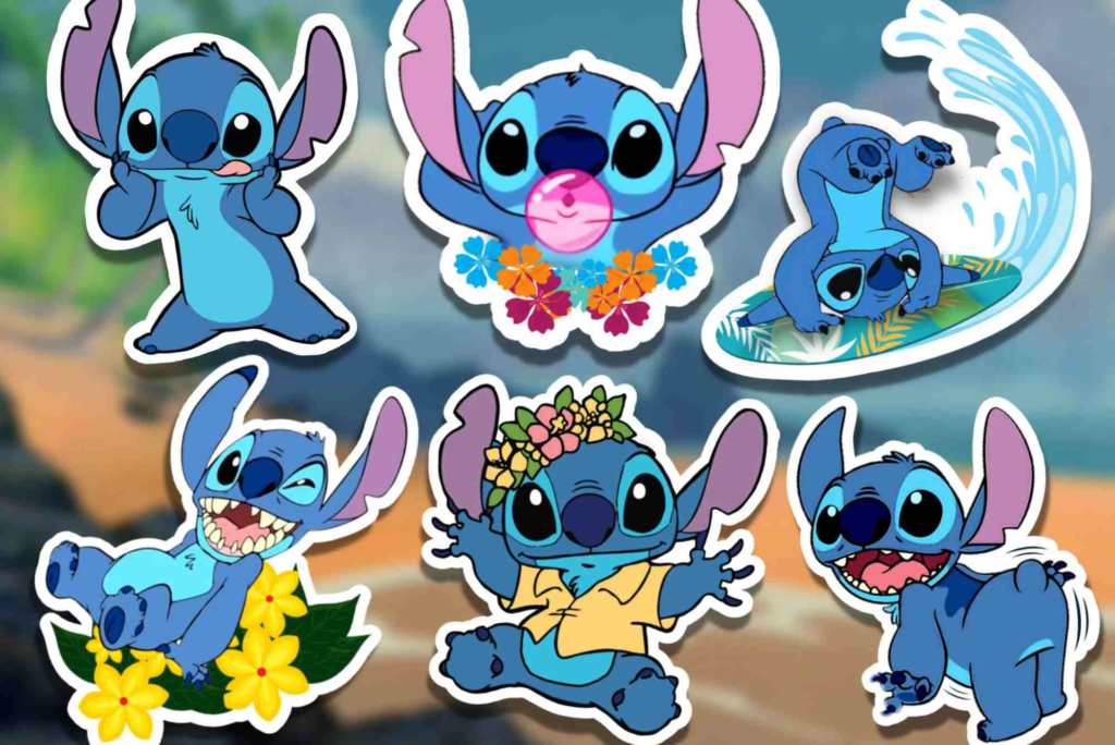 Stitch Sticker Design