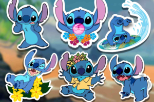 Stitch Sticker Design