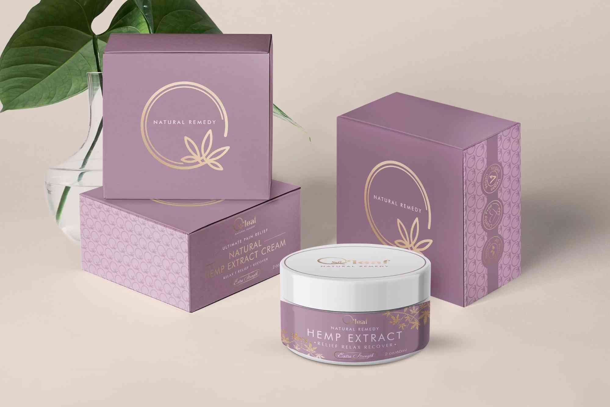 Face Cream Packaging Design