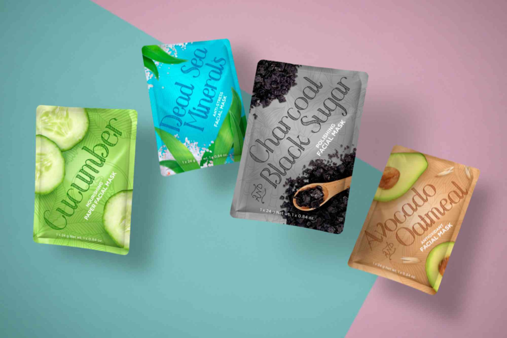 Facial Mask Packaging Design