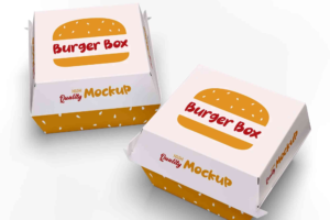 Burger Box Design Template
