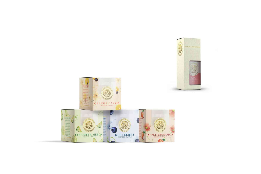 Candle Box Packaging Design