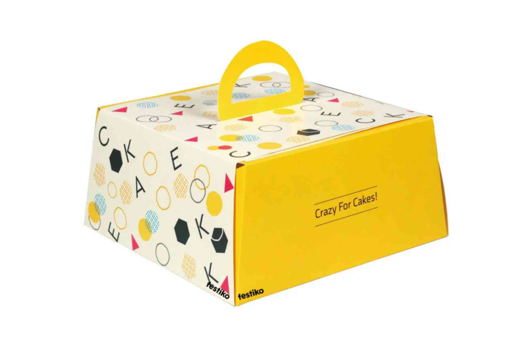 Cake Box Packaging Design