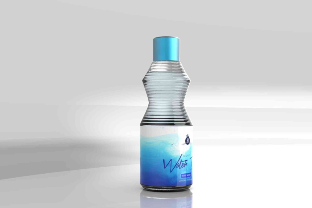 Creative Water Bottle Label Design