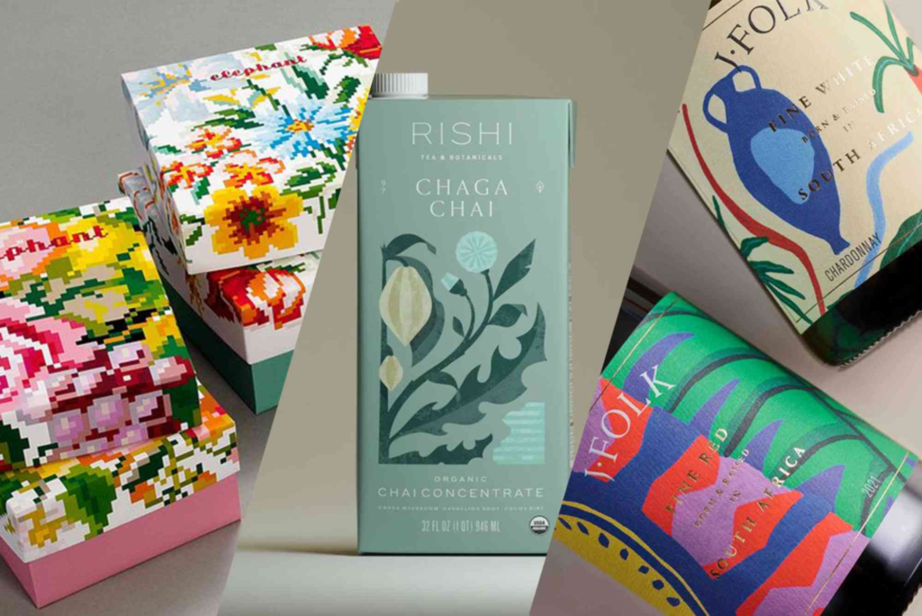 floral packaging design