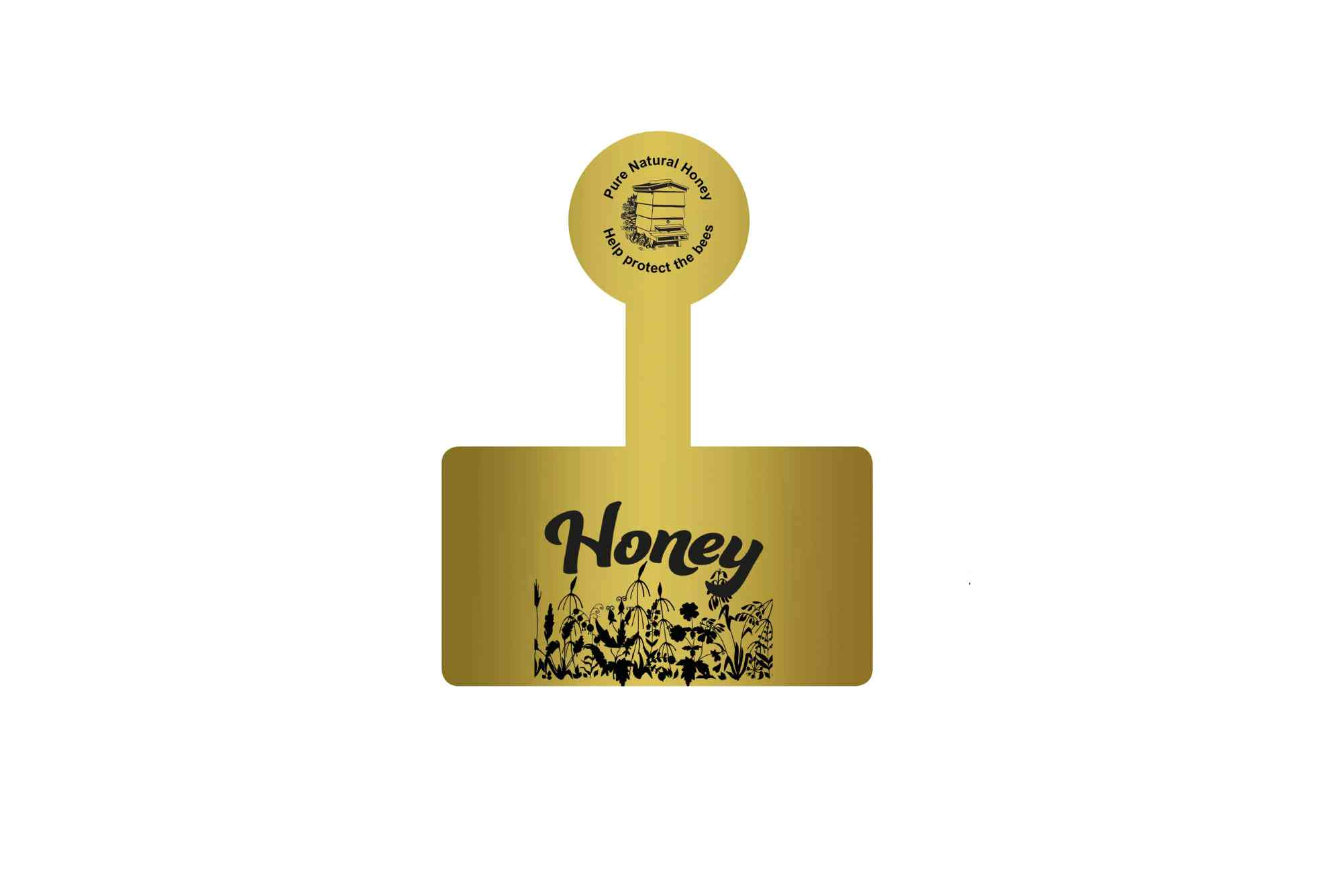 Logo honey Label Design