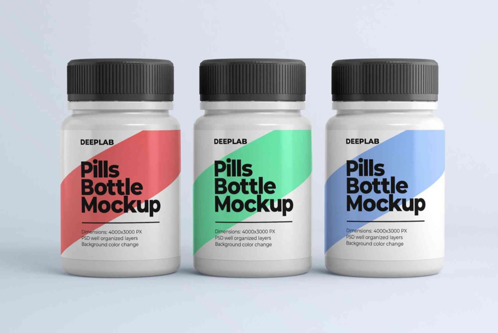 Medicine Bottle Label Design Template