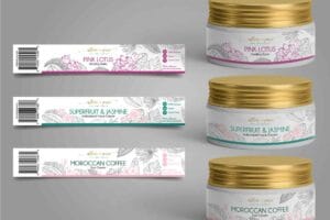 Skincare Label Design