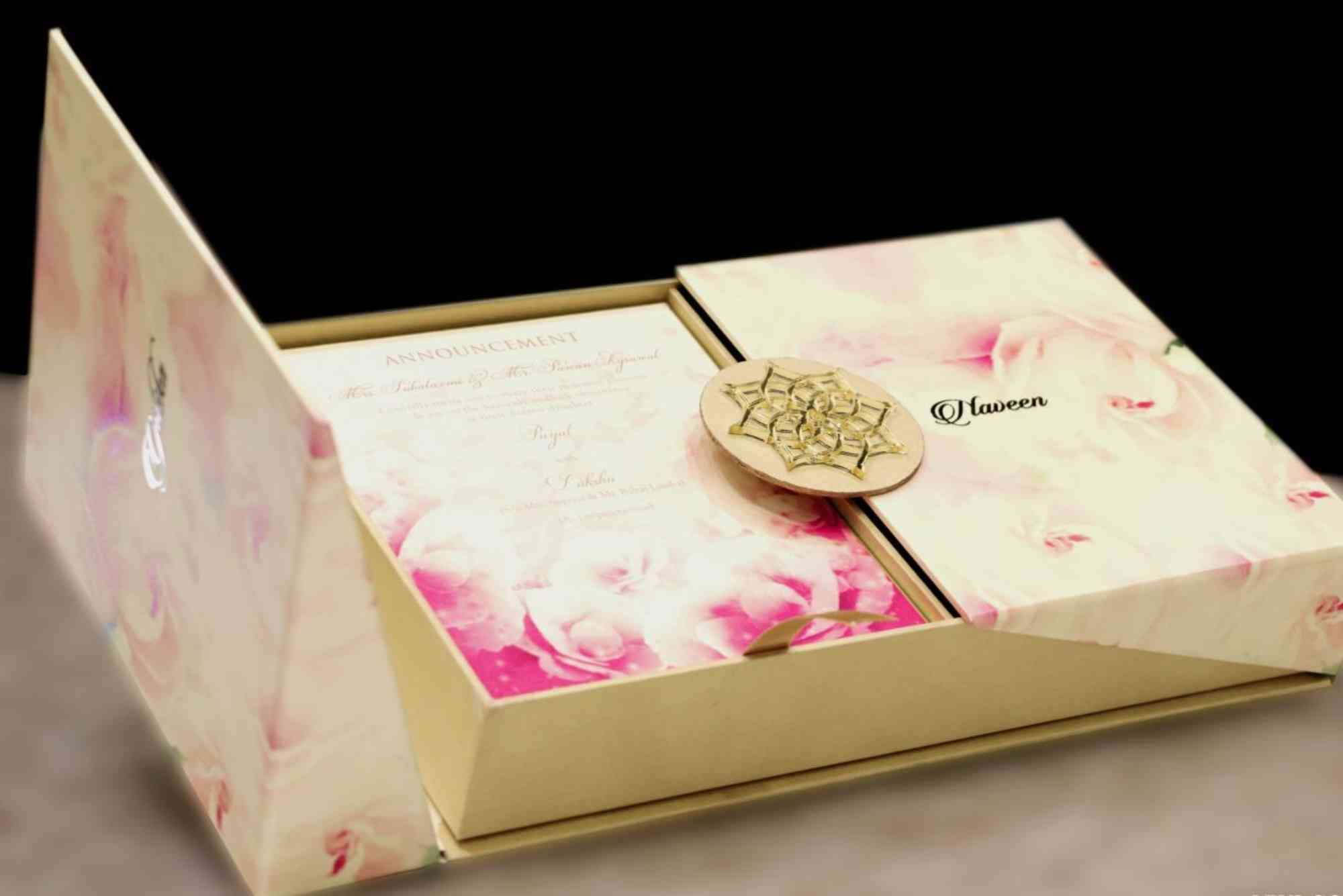 Wedding Card Box Design