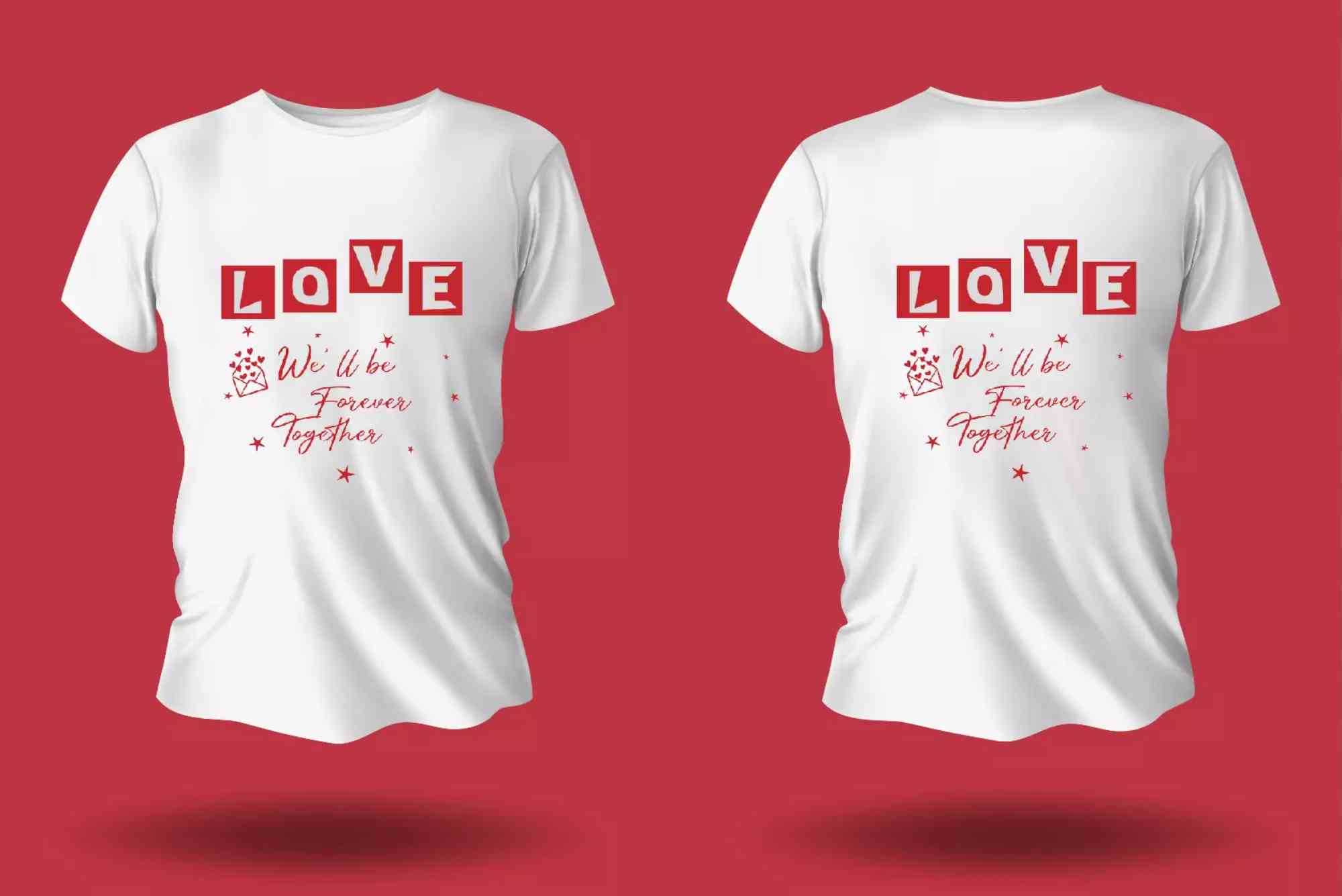 White T Shirt Printing Design