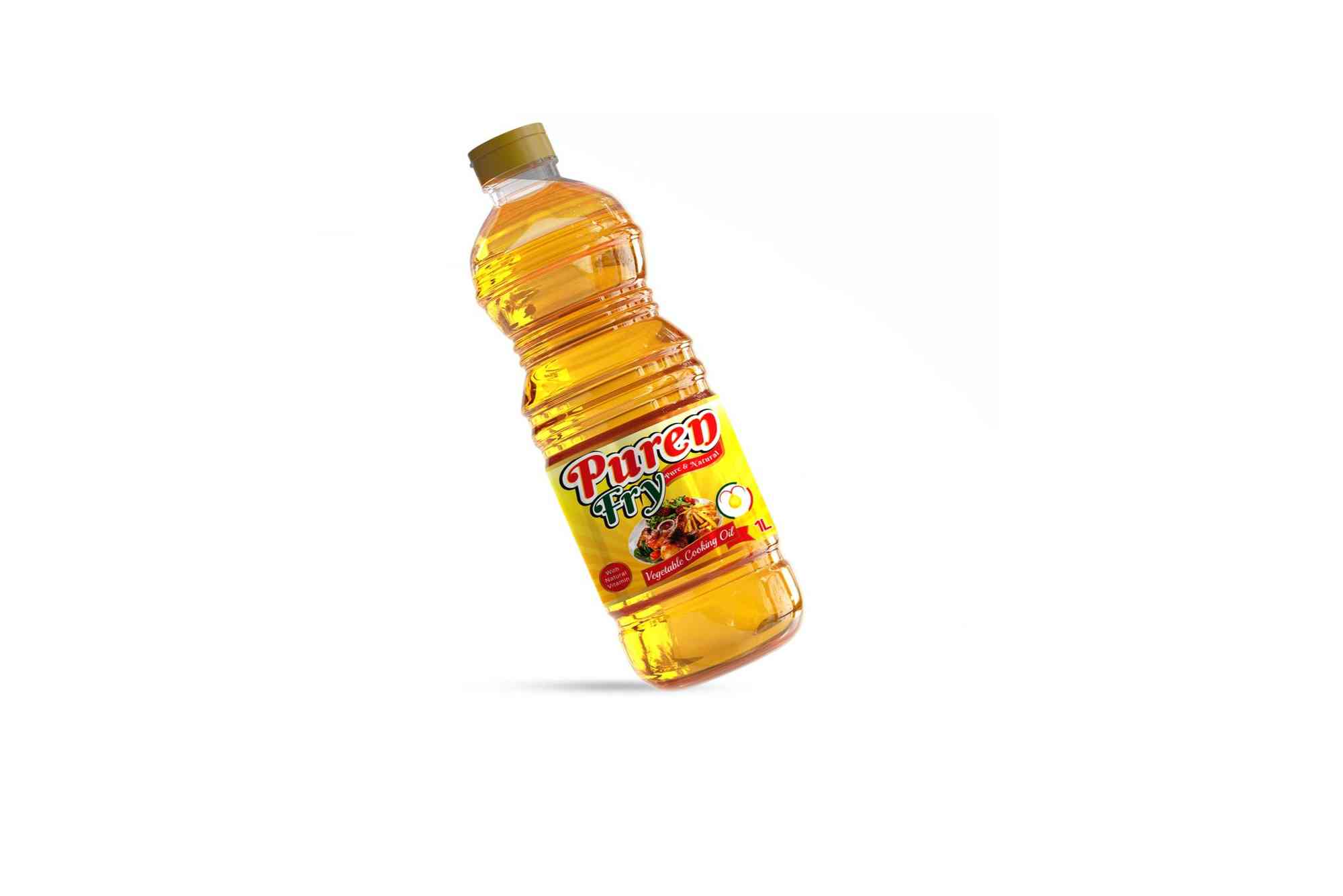 Oil Bottle Label Design