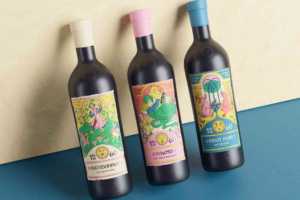 Alcohol Bottle Label Design