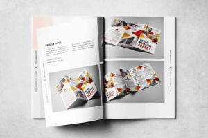 Graphic Design Printed Portfolio Examples
