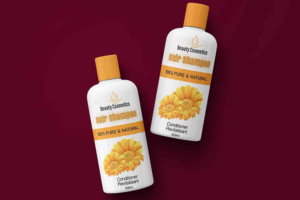 Shampoo Bottle Label Design