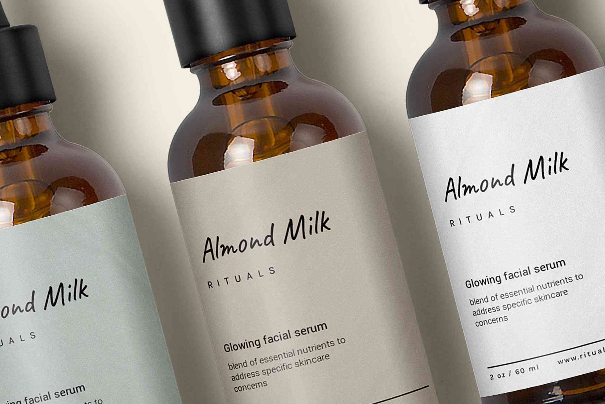 Skincare Label Design Template