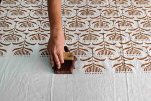 Block Printing Designs On Fabric