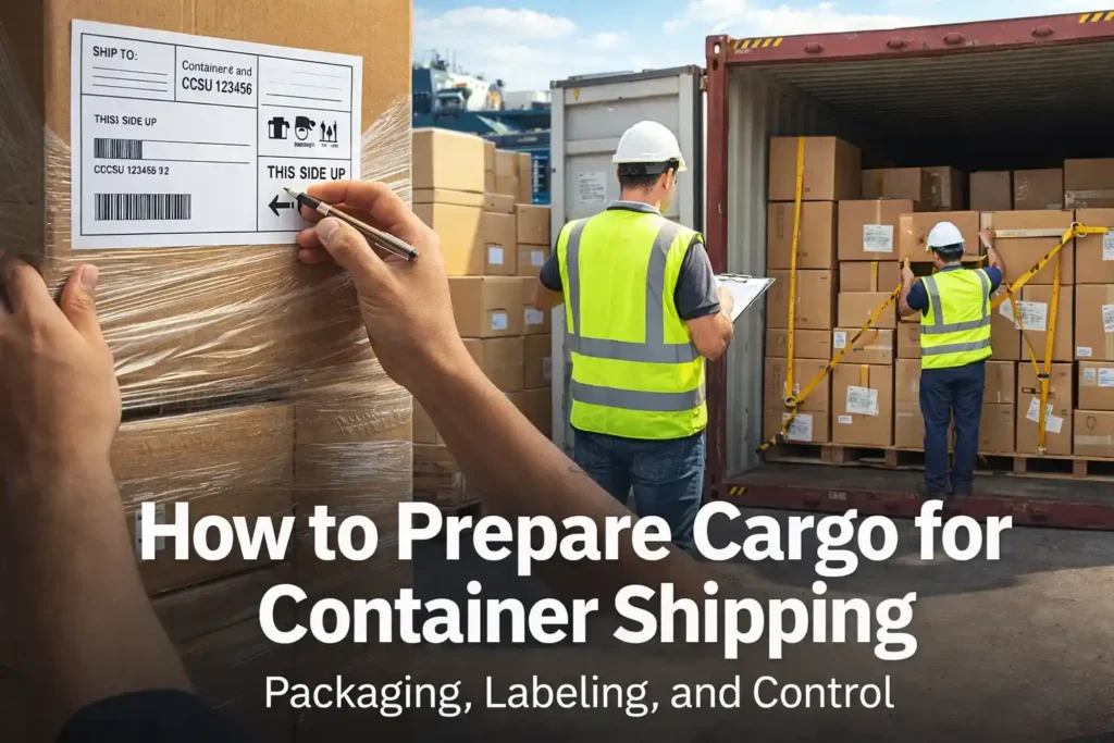 How to Prepare Cargo for Container Shipping: Packaging, Labeling, and Control