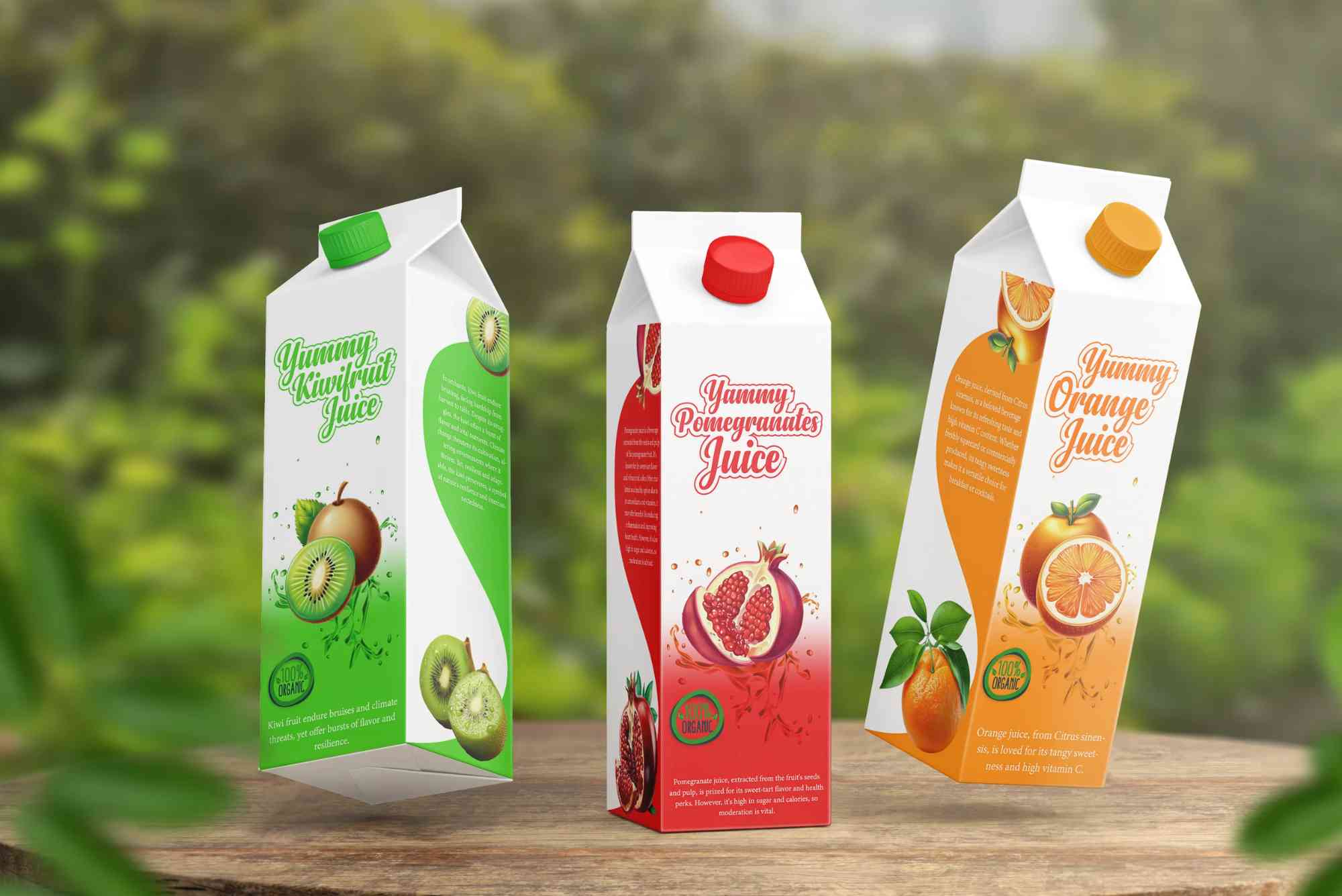 Juice Box Packaging Design