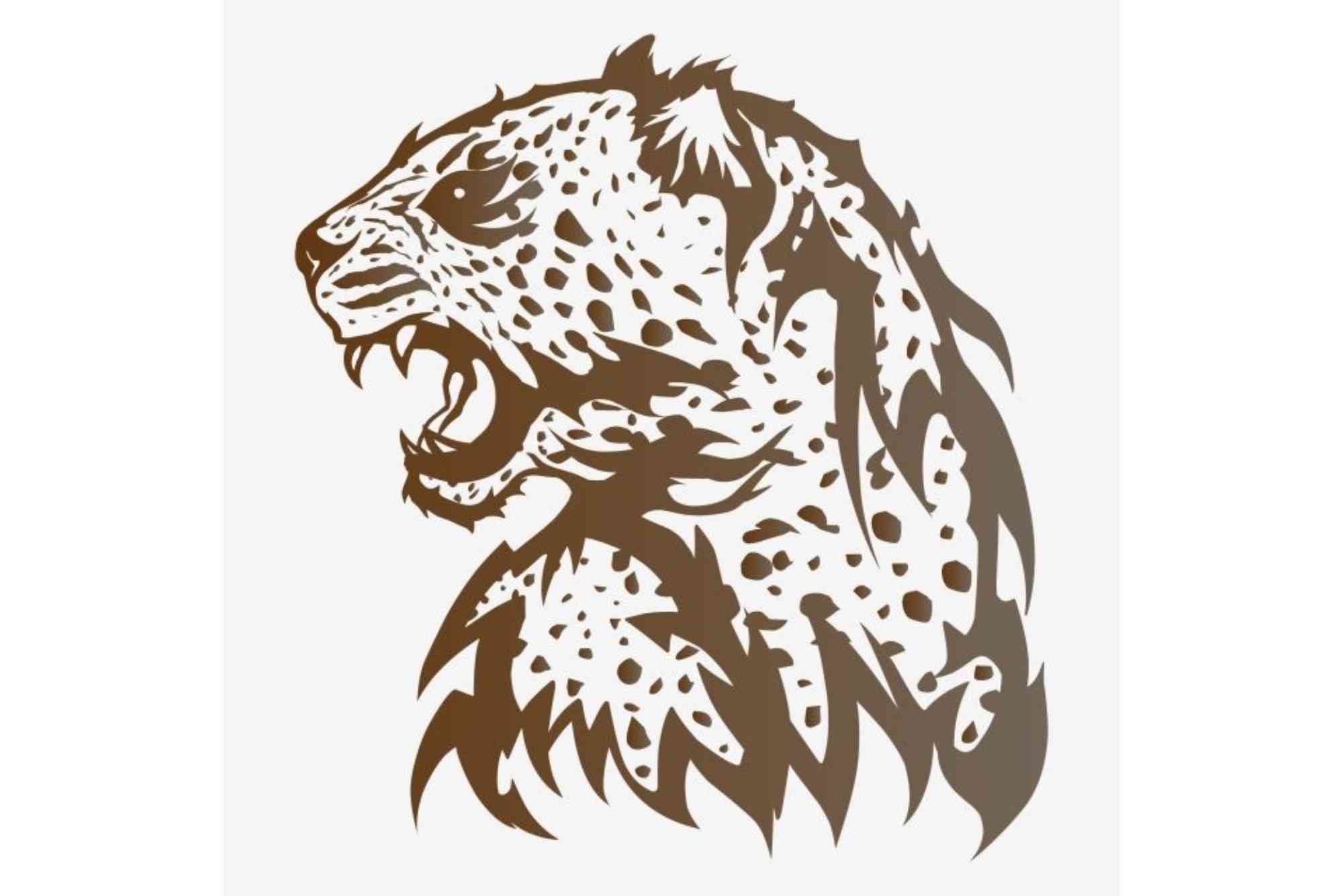 Leopard Print Logo Design