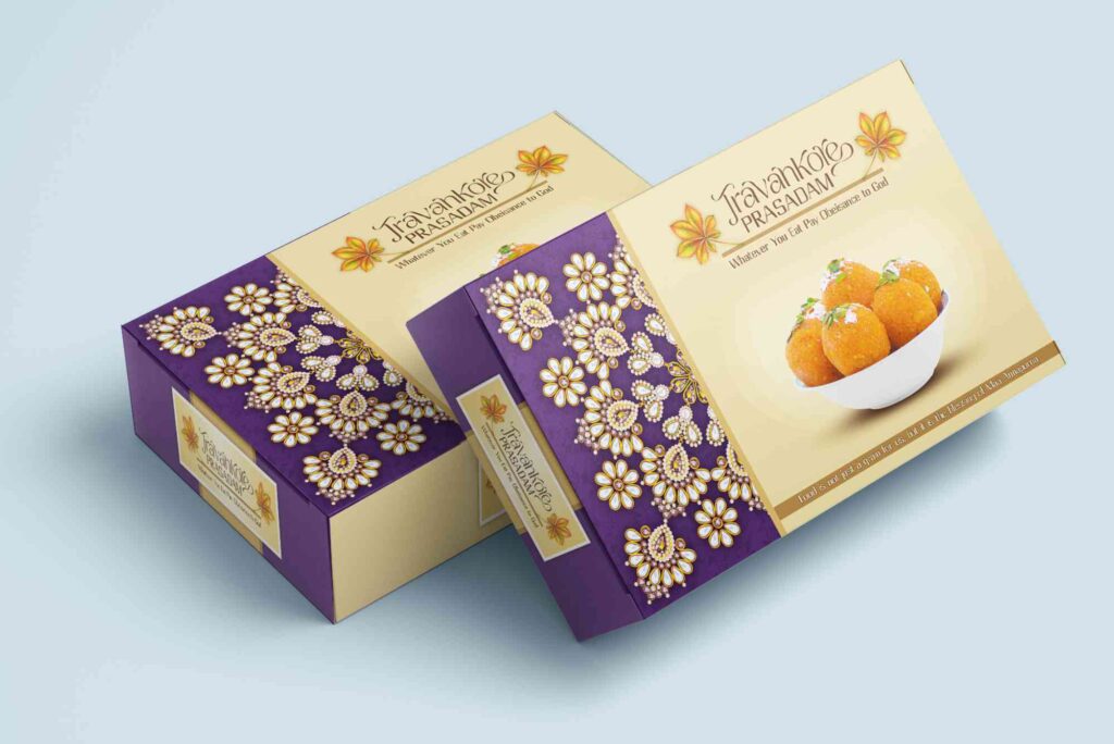 Sweets Box Printing Design