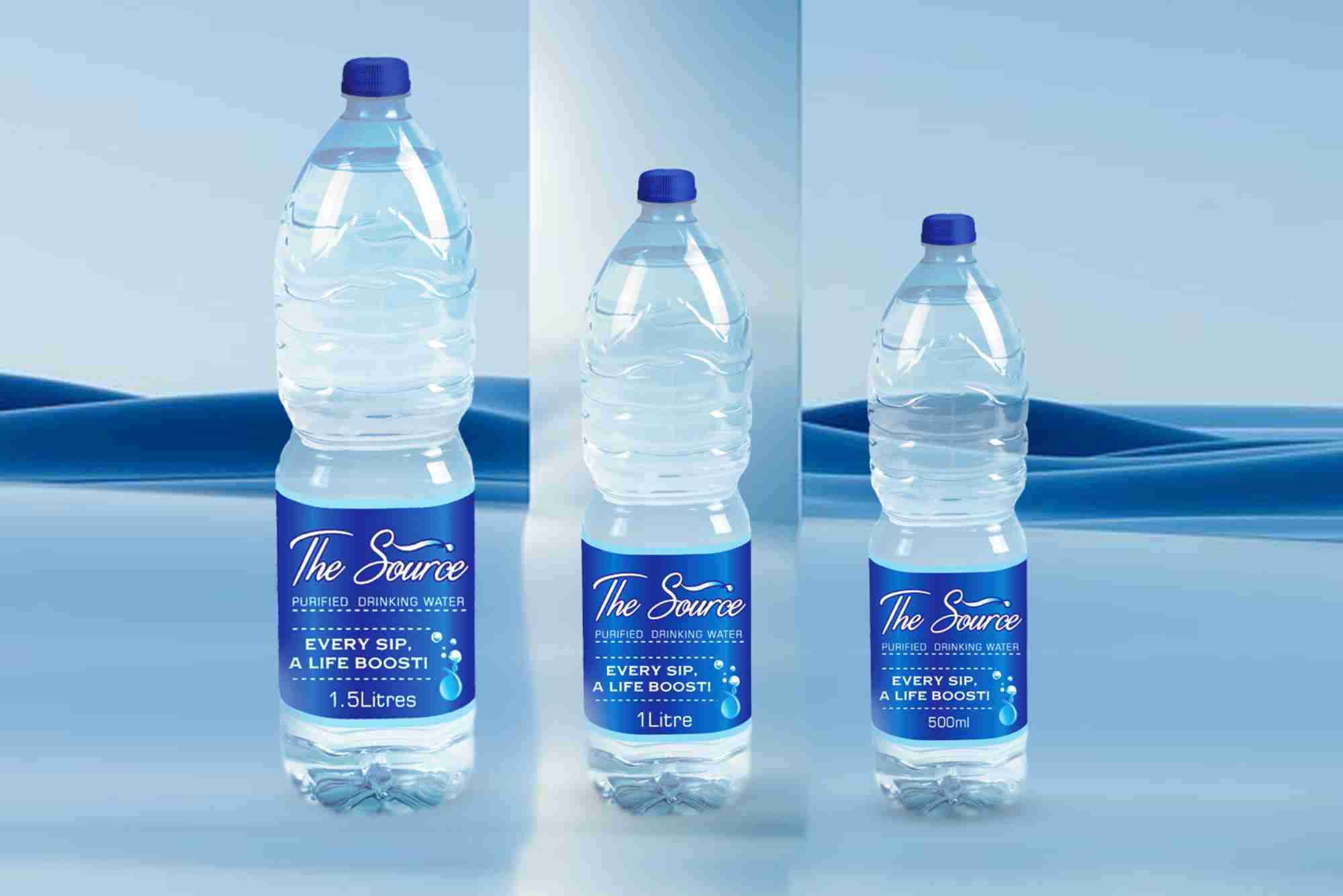 Water Bottle Label Design