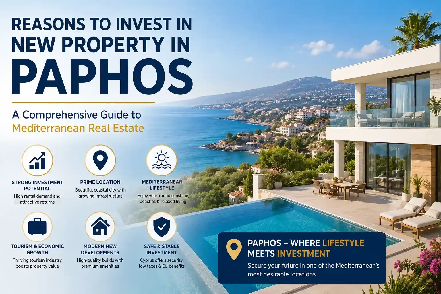 Top Reasons to Invest in New Property in Paphos