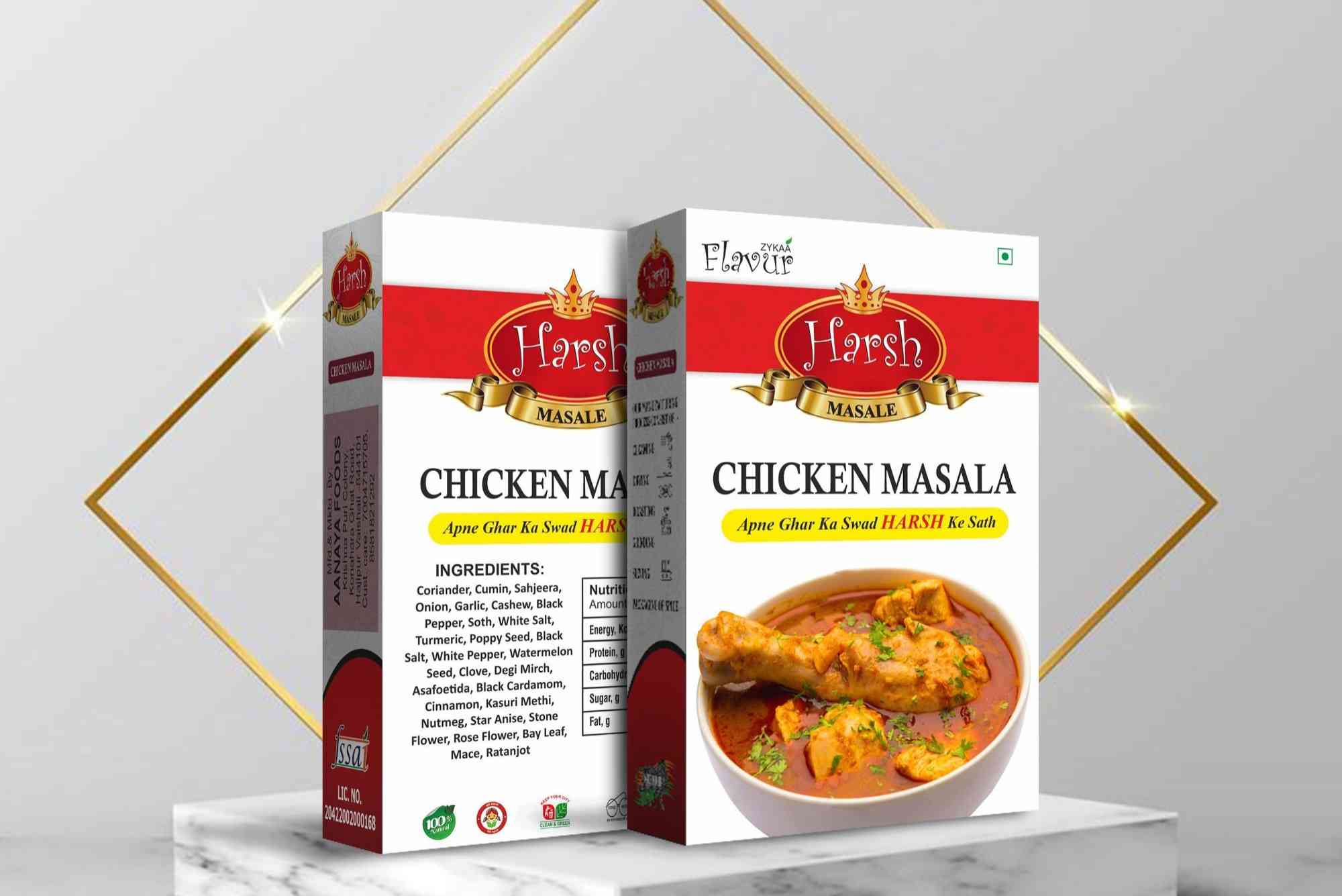 Masala Box Packaging Design